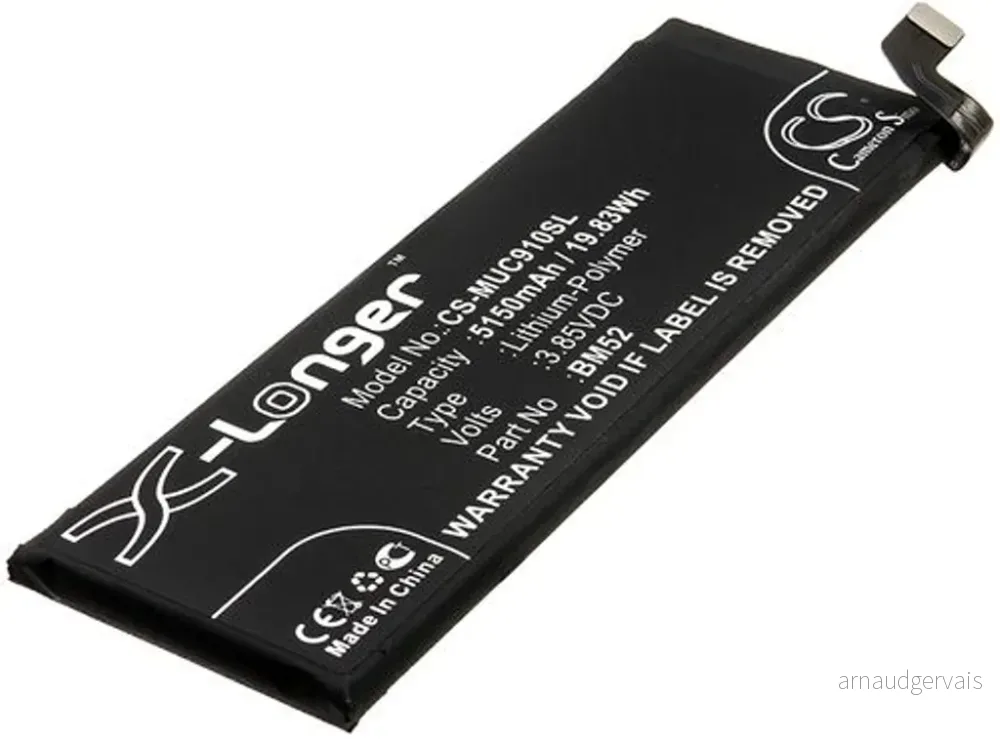 Batteri til Xiaomi Mi CC9e Pro, 3.85V, 5150 mAh v:4312132
