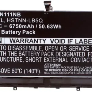 Batteri til HSTNN-LB50 for HP, 7.5V, 6750 mAh v:4228919 Batteri til HSTNN-LB50 for HP, 7.5V, 6750 mAh v:4228919