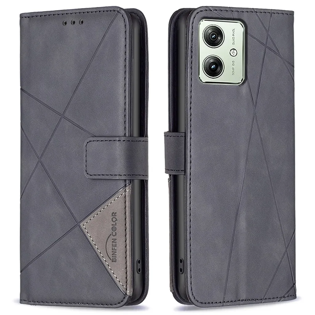 BINFEN COLOR BF05 Motorola Moto G54 5G etui – Svart v:3753245