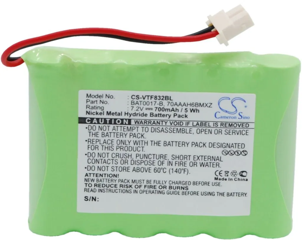 Batteri til BAT0017-B for VeriFone, 7.2V, 700 mAh v:9743640