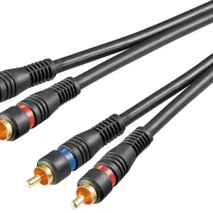 Goobay stereo RCA-kabel 1.5m dobbeltskjermet v:6149105