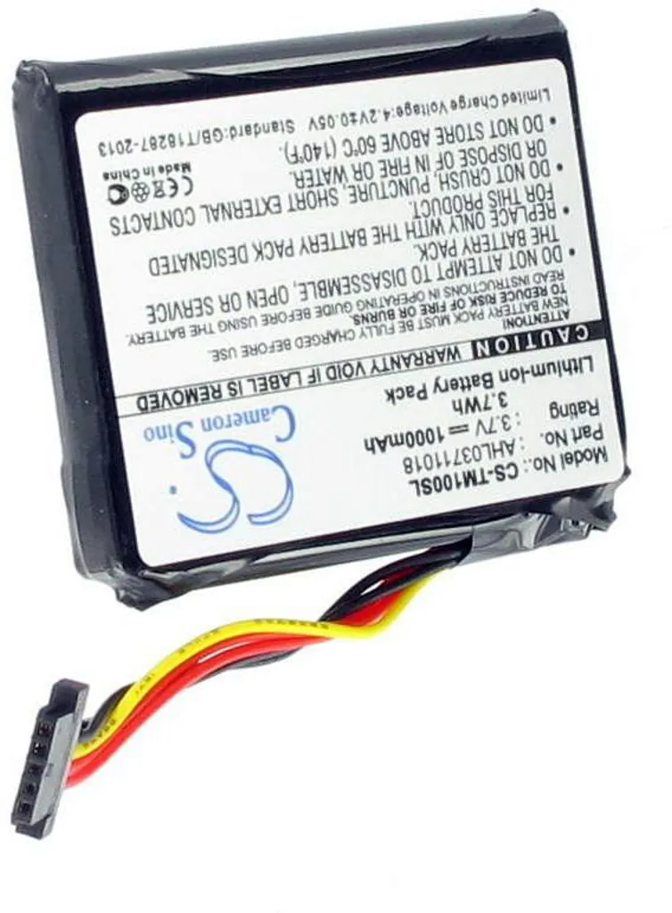 Batteri til VF1C for Tomtom, 3.6(3.7V), 1000 mAh v:3622380