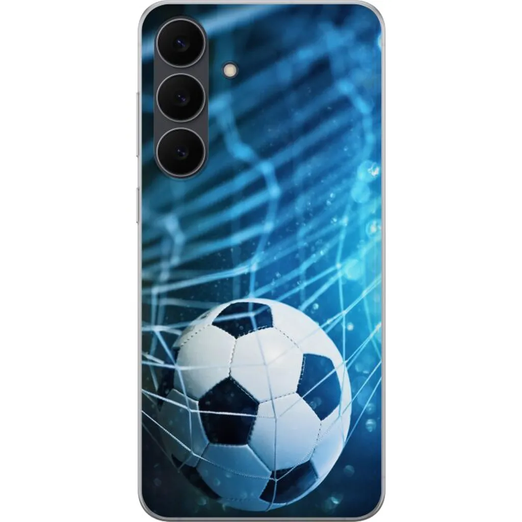 Samsung Galaxy S25 FE Gjennomsiktig Telefondeksel Fotboll v:2830023