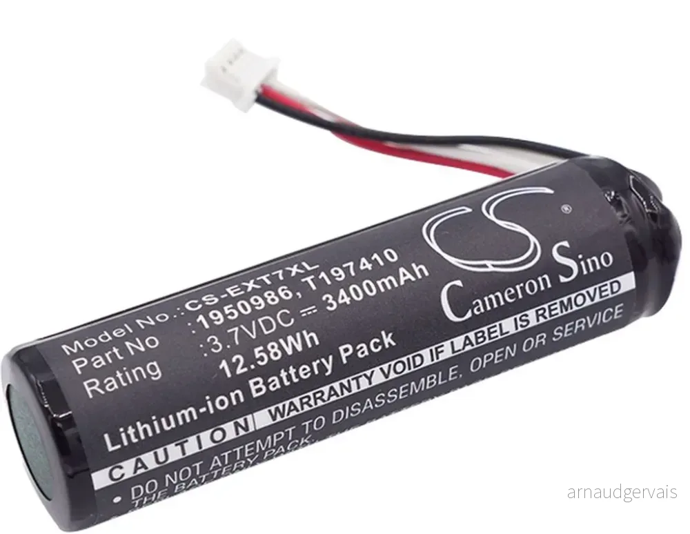 Batteri til Extech Flir i7, 3.7V, 3400 mAh v:8082177