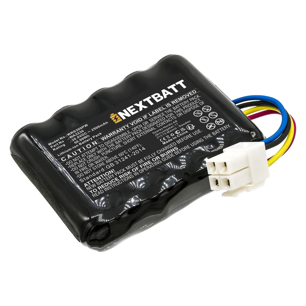 Batteri til 50032492 for Worx, 20,0V, 2500mAh v:7285112 Batteri til 50032492 for Worx, 20,0V, 2500mAh v:7285112