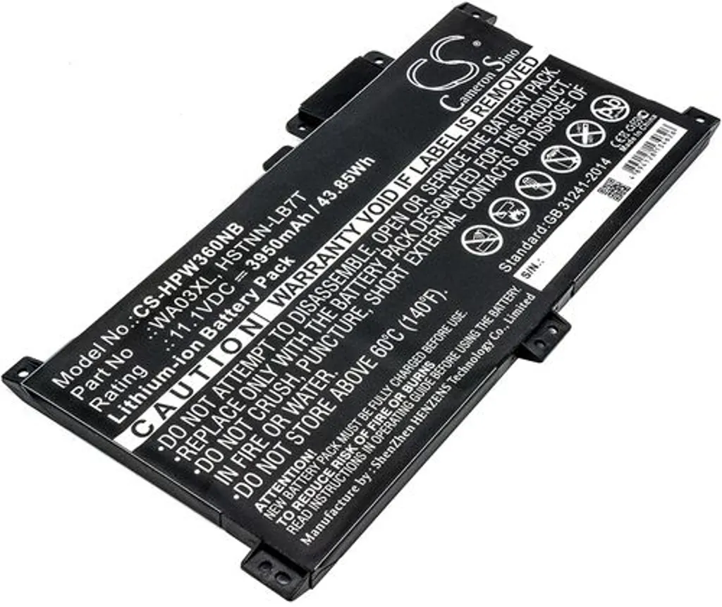 Batteri til HP Pavilion X360 15-BR009NC, 11.1V, 3950 mAh v:6475461