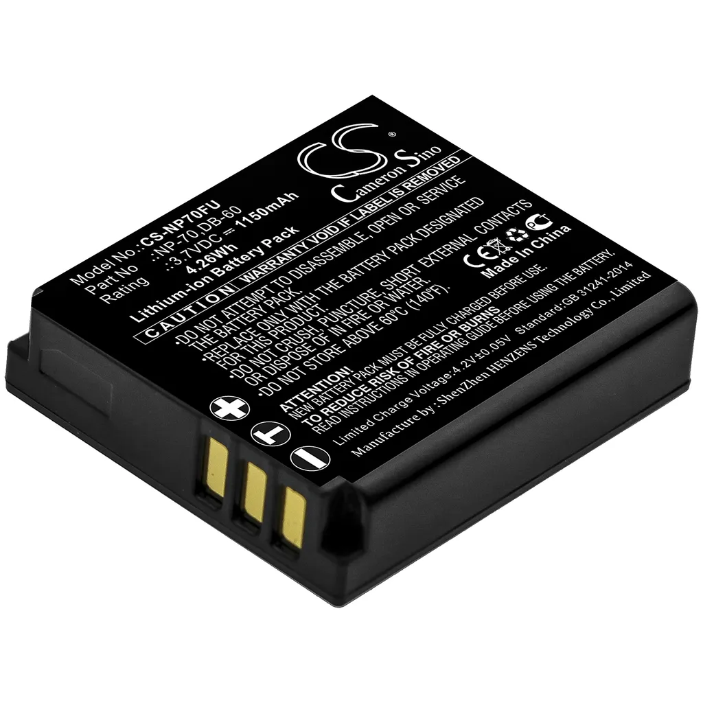Batteri til Fujifilm FinePix F40fd, 3,6 (3,7)V, 1100mAh v:7813258 Batteri til Fujifilm FinePix F40fd, 3,6 (3,7)V, 1100mAh v:7813258
