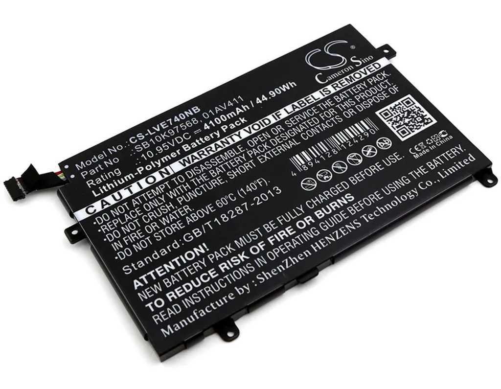 Batteri til Lenovo Thinkpad E470C, 10.95V, 4100 mAh v:7803676