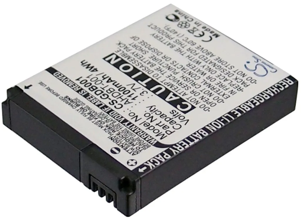 Batteri til Gopro HD Surf Hero, 3.7V, 1100 mAh v:6212158