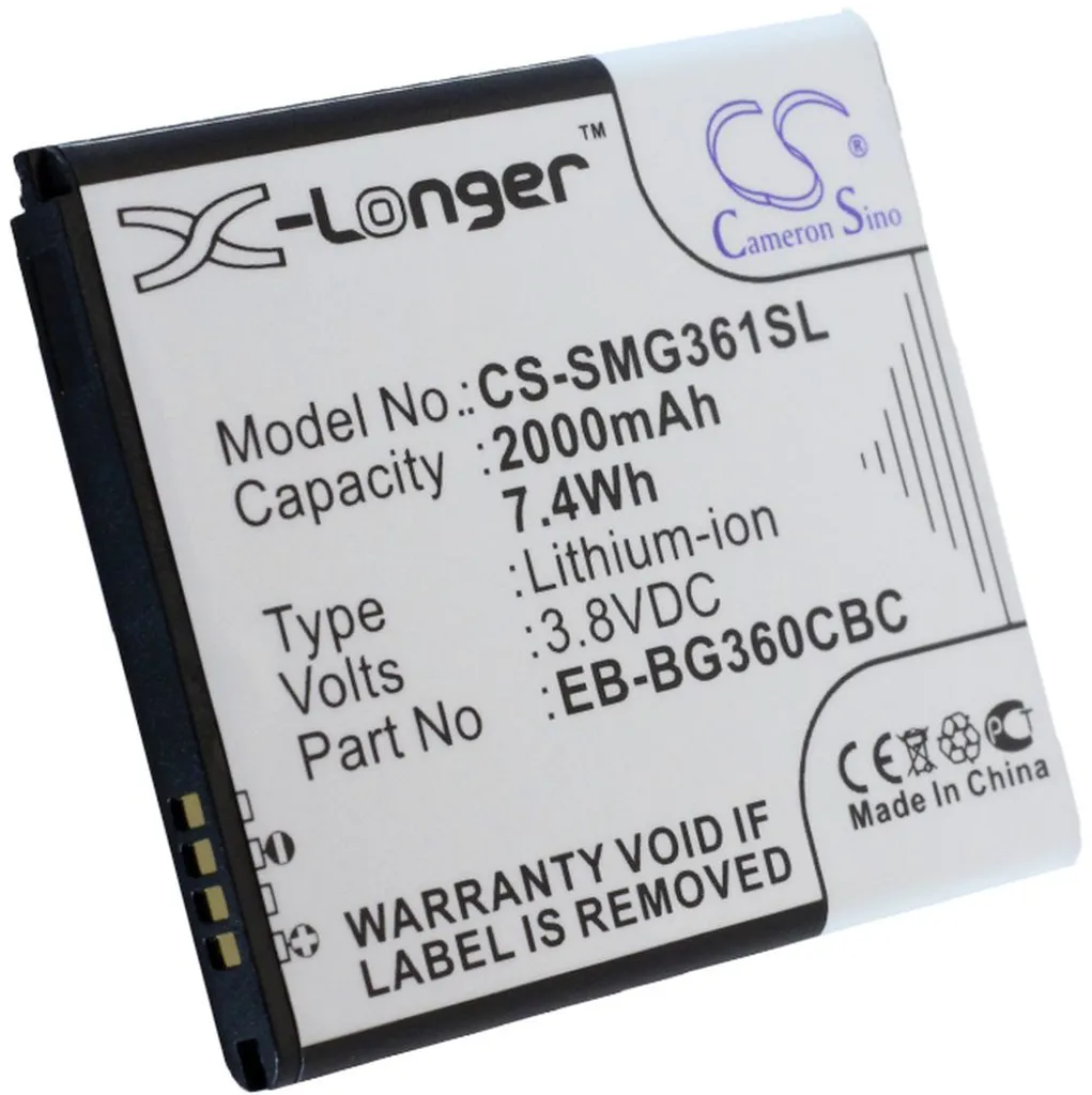 Batteri til EB-BG360CBU for Samsung, 3.8V, 2000 mAh v:9762831 Batteri til EB-BG360CBU for Samsung, 3.8V, 2000 mAh v:9762831