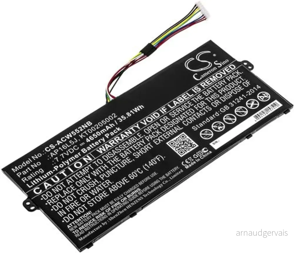 Batteri til Acer TravelMate X514-51T, 7.7V, 4650 mAh v:5214542