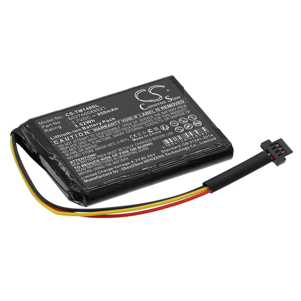 Batteri til Tomtom GO 600, 3.7V, 950 mAh v:3753473
