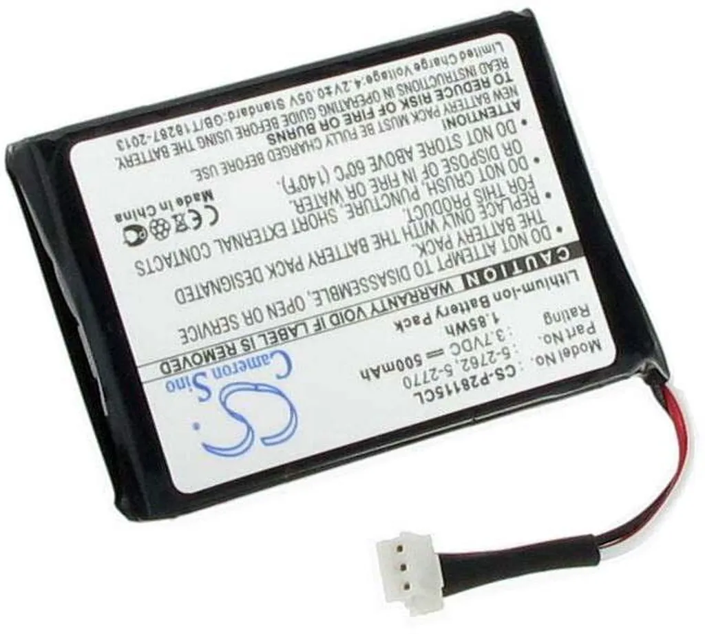 Batteri til Ge 2-8118, 3.7V, 500 mAh v:8356673