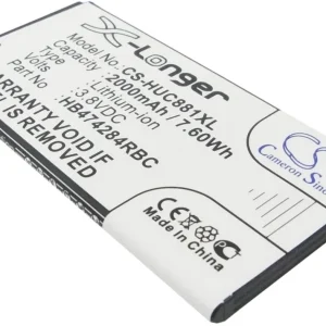 Batteri til Huawei Ascend G521-L076, 3.8V, 2000 mAh v:8291051 Batteri til Huawei Ascend G521-L076, 3.8V, 2000 mAh v:8291051