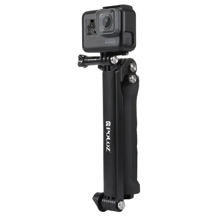 Justerbart monopod med stativ for actionkamera v:3612750