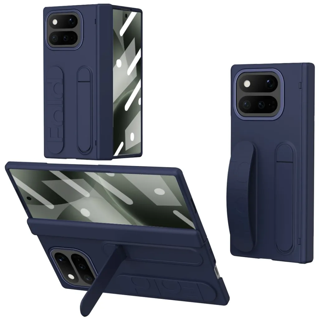 Google Pixel 11 Pro Fold Deksel med skjermbeskytter i herdet glass – Blå v:1313107
