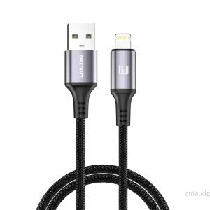 NEXTBATT USB-A til Lightning-kabel 15W, 2m – Svart v:9688617 NEXTBATT USB-A til Lightning-kabel 15W, 2m – Svart v:9688617