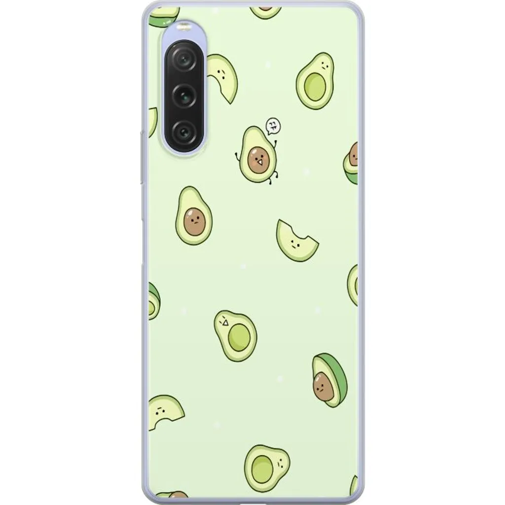 Sony Xperia 10 V Gjennomsiktig Telefondeksel Avokado v:6188353