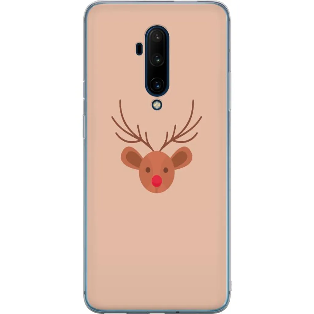 OnePlus 7T Pro Gjennomsiktig Telefondeksel Ren Julkänsla v:1177964