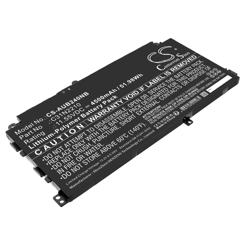 Batteri til B2402FVA, 11.55V, 4500mAh v:5541414