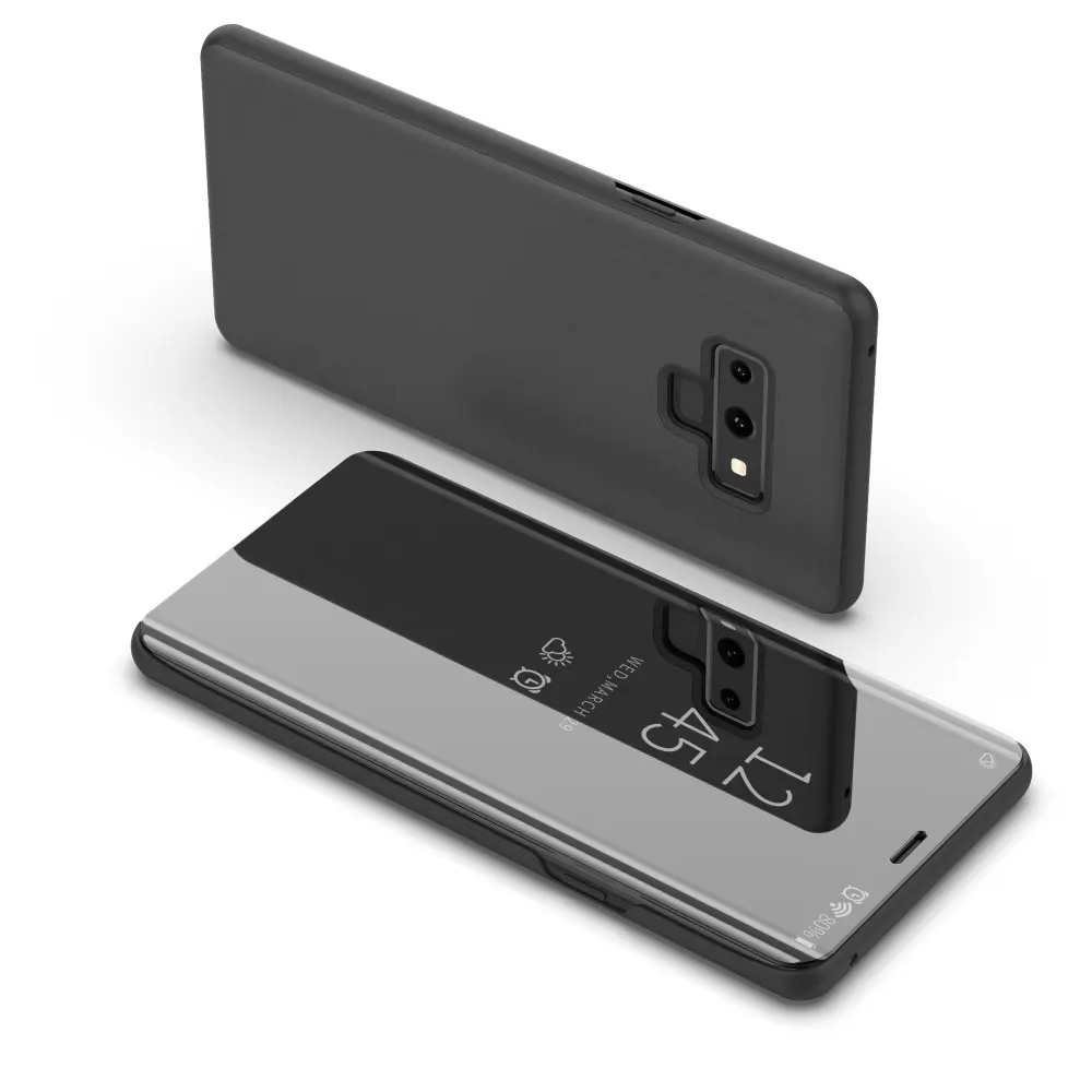 Etui med Gjennomsiktig Framside for Samsung Galaxy Note 9 – Svart v:6921332