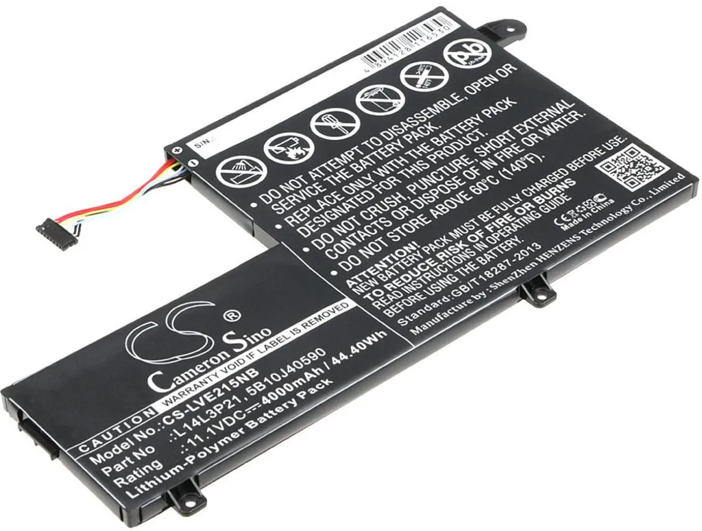 Batteri til Lenovo Yoga 500-14IBD (80N400BRGE), 11.1V, 4000 mAh v:1453130