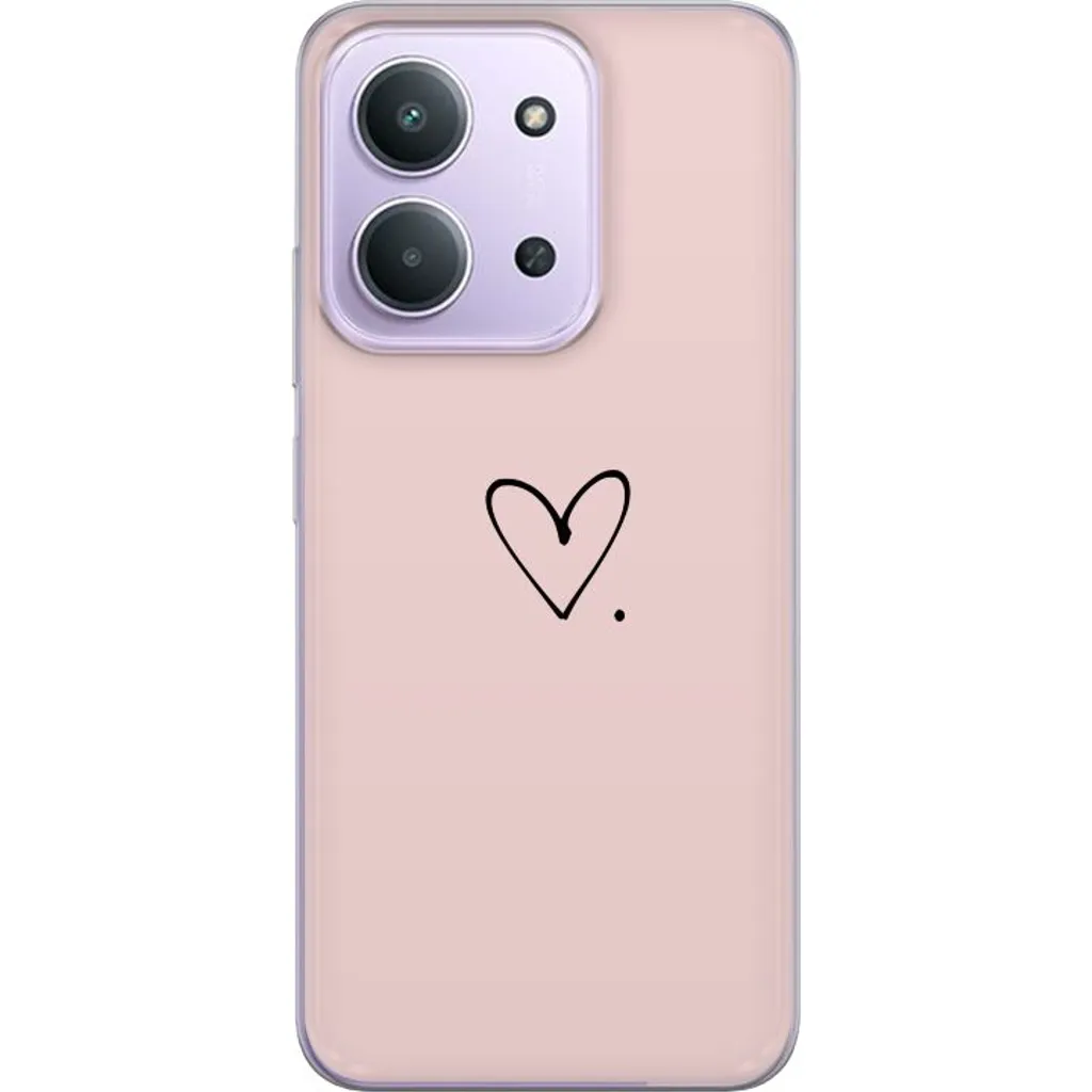 Xiaomi Redmi 15C Gjennomsiktig Telefondeksel Hjärta. v:6843879