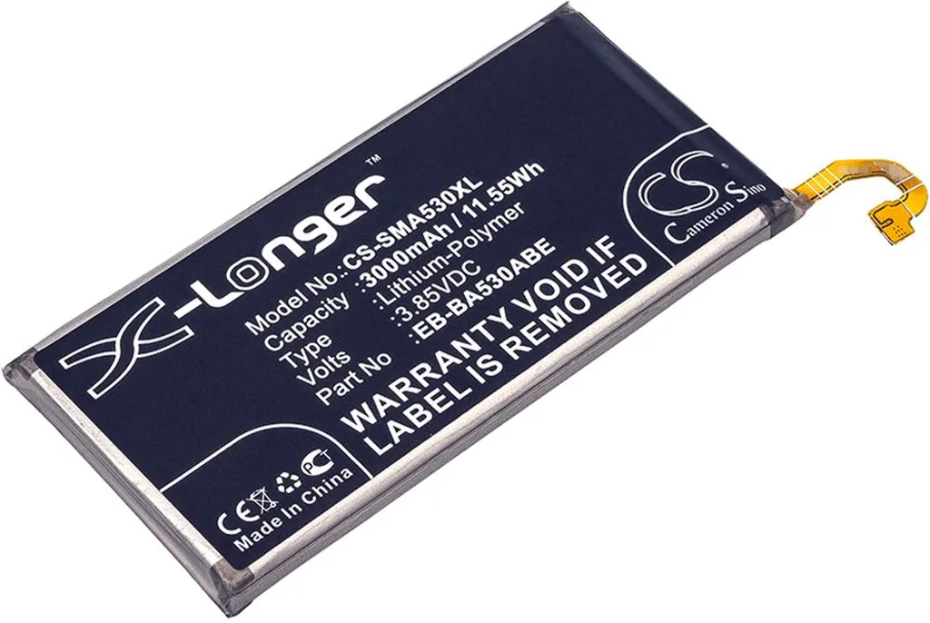 Batteri til Samsung SM-A530, 3.85V, 3000 mAh v:4776231