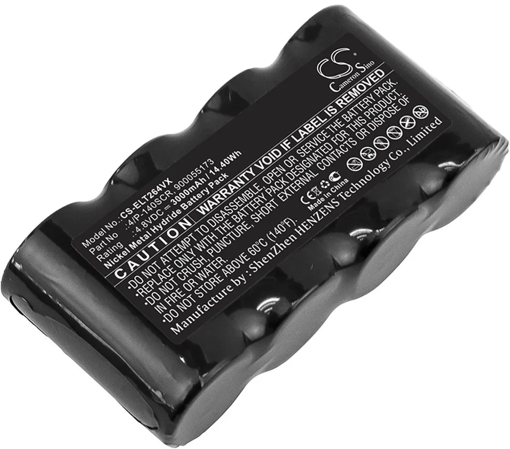 Batteri til 4/P-140SCR for Electrolux, 4.8V, 3000 mAh v:2235907