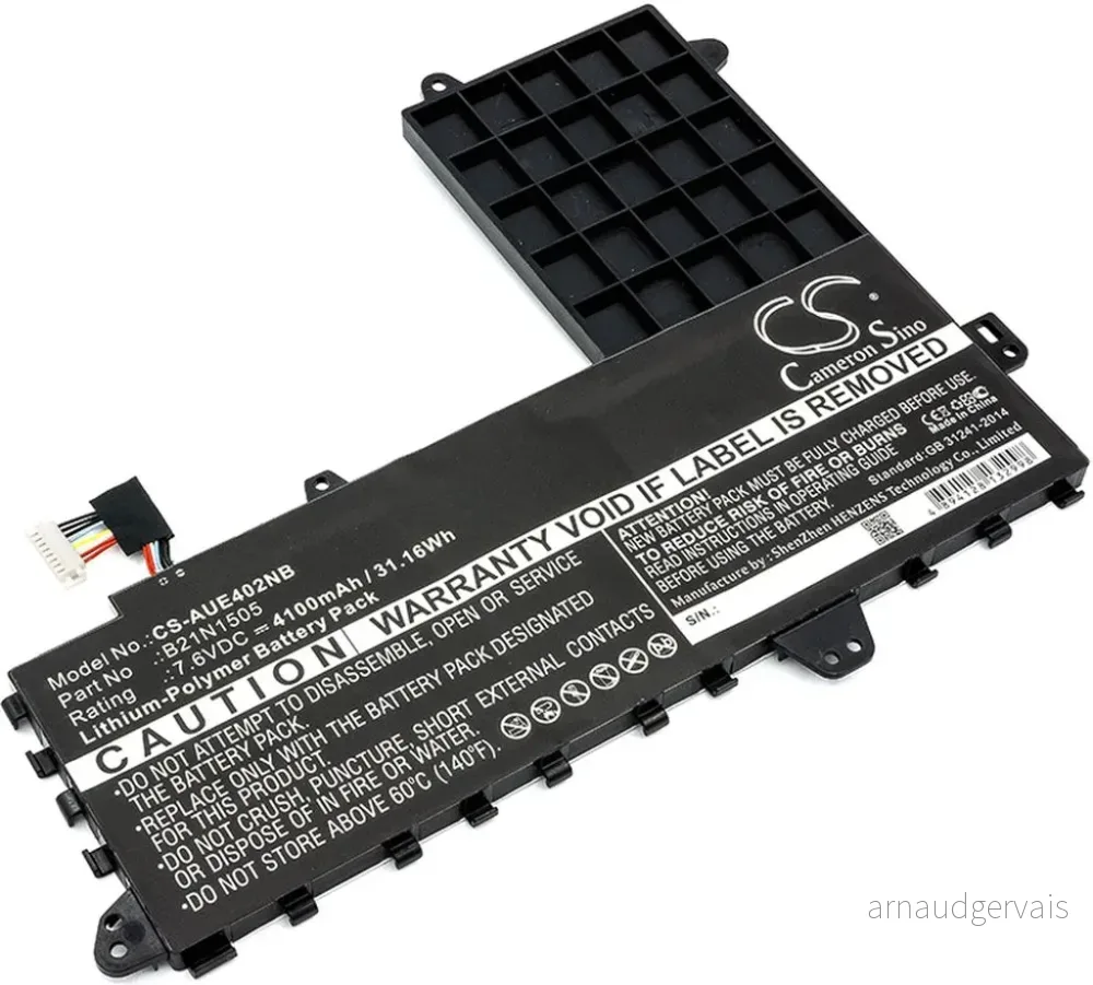 Batteri til Asus L402NA, 7.6V, 4100 mAh v:2161548