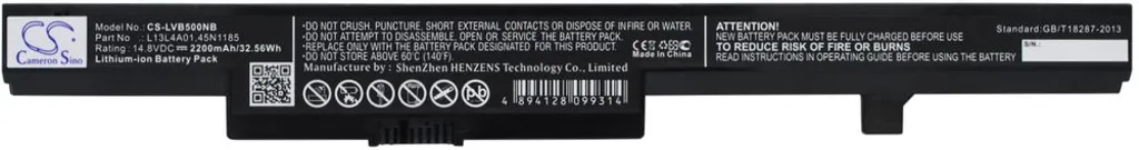 Batteri til 45N1183 for Lenovo, 14.8V, 2200 mAh v:9739866