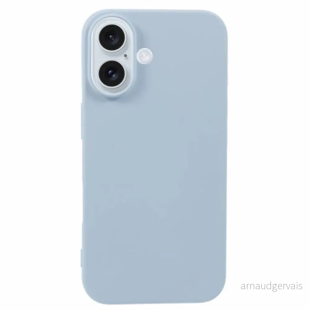 iPhone 16 matt deksel – Babyblå v:5353970