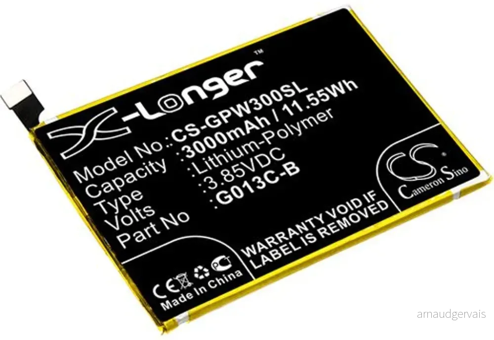 Batteri til Google G013C, 3.85V, 3000 mAh v:4805566