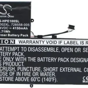 Batteri til 728250-421 for HP, 7.4V, 4150 mAh v:5368204
