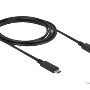 Delock USB-C forlengelseskabel hann-til-hunn, 10 Gbps, 60W PD, 4K, 2m v:3343494