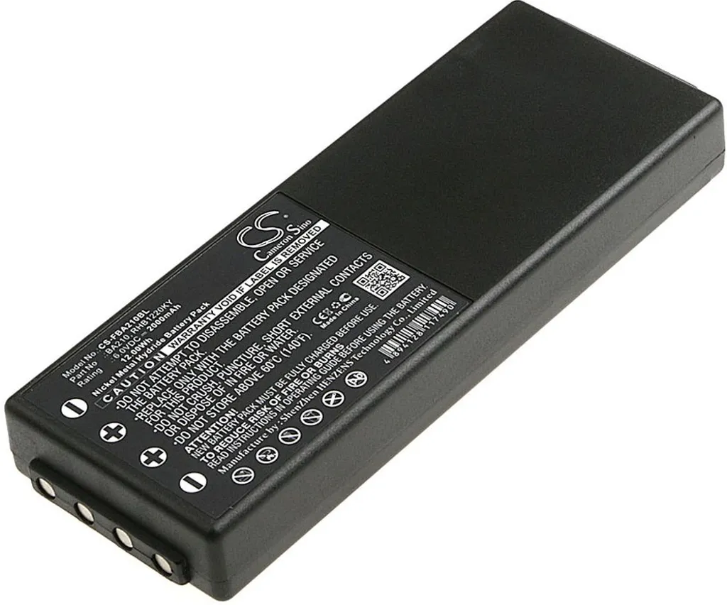 Batteri til BA210 for HBC, 6.0V, 2000 mAh v:6403061