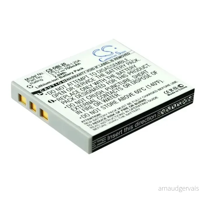 Batteri til Sanyo Xacti VPC-E7, 3.7(3.6V), 700 mAh v:7980210