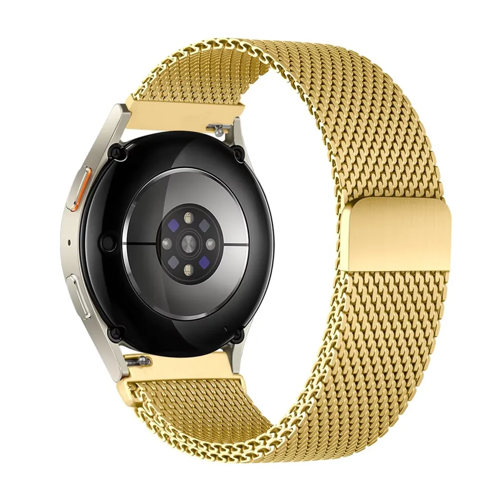 Garmin Forerunner 165/168/D2 Air X10/vivoactive 5 etc. Klokkereim – Gull v:1389620