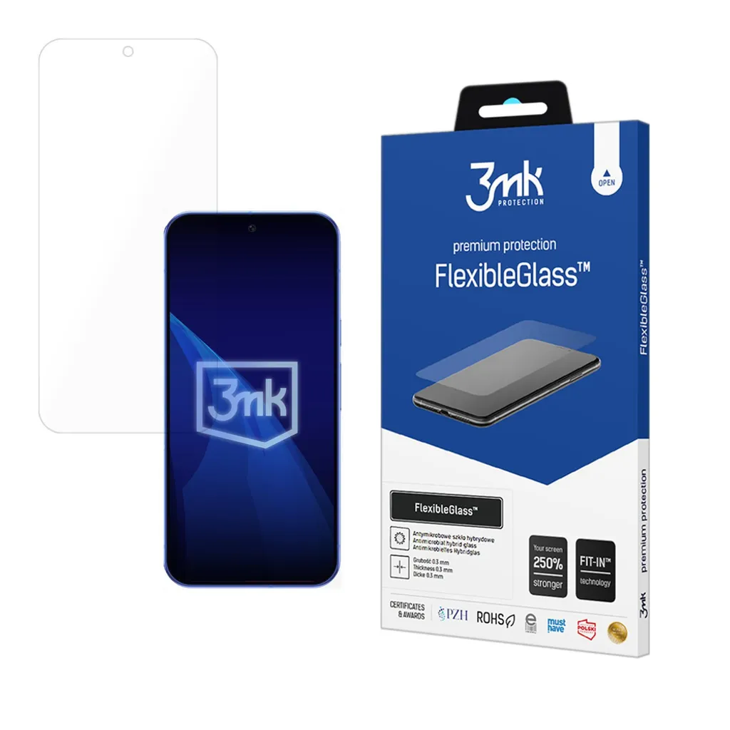 3mk Google Pixel 11 Pro XL Skjermbeskytter Hybridglass – Gjennomsiktig v:1225498