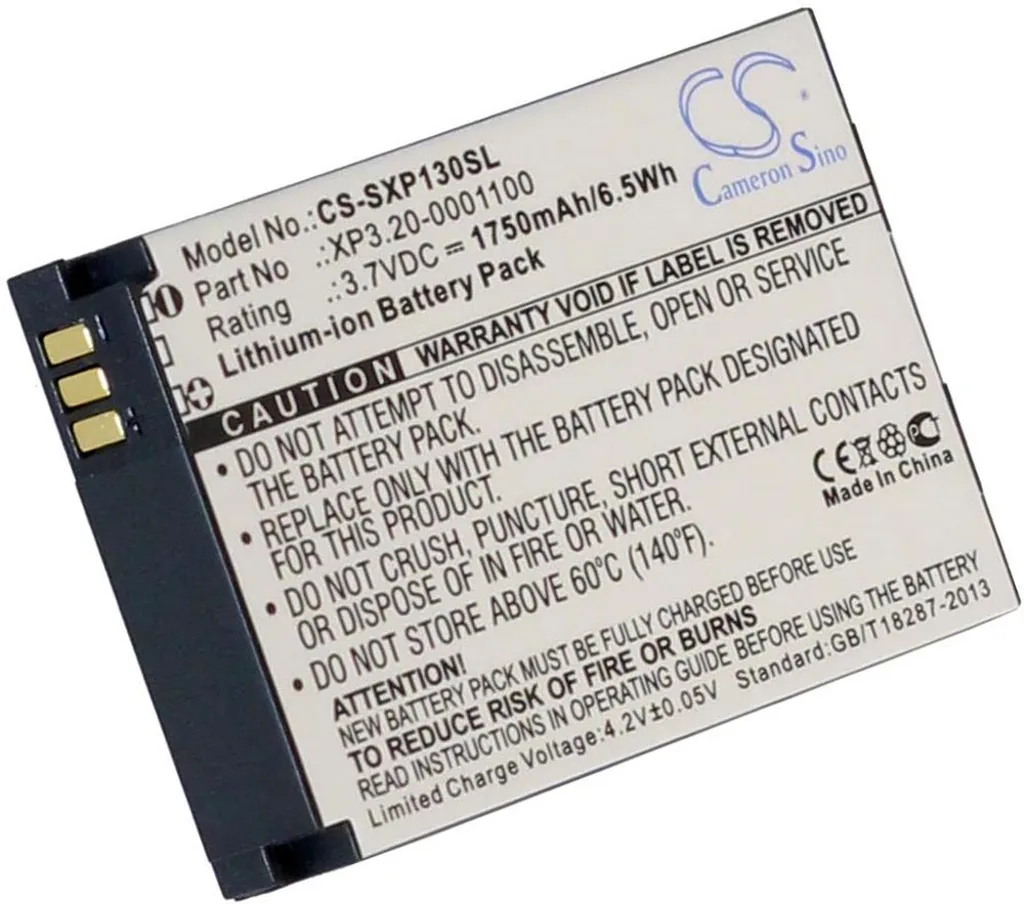 Batteri til Socketmobile XP1301 Core NFC, 3.7V (3.6V), 1750 mAh v:2883853