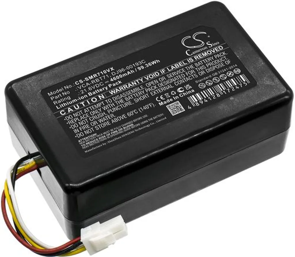 Batteri til Samsung VR10M701PUW, 21.6V, 4600 mAh v:5521649