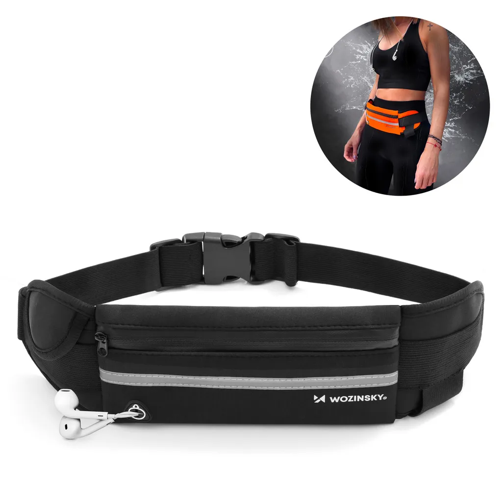 Midjeveske (WRBBK1) for trening – Svart v:9484414 Midjeveske (WRBBK1) for trening – Svart v:9484414