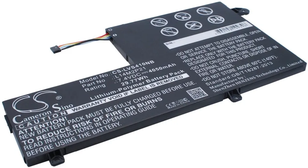 Batteri til Lenovo IdeaPad 310S-15IKB(80TV01YRGE), 7.4V, 4050 mAh v:3161961