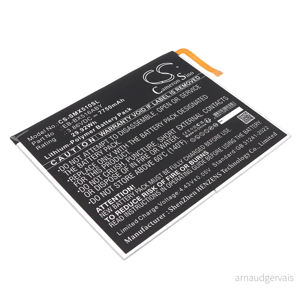 Batteri til Samsung Galaxy Tab S9 FE osv. v:6295733