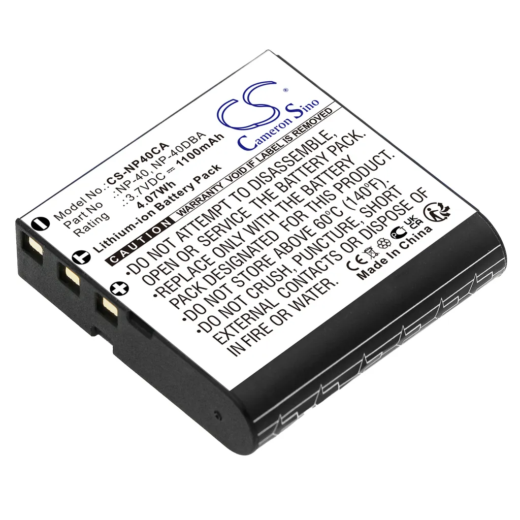 Batteri til Bell & howell DNV900HD, 3.6V (3.7V), 1230 mAh v:9564830
