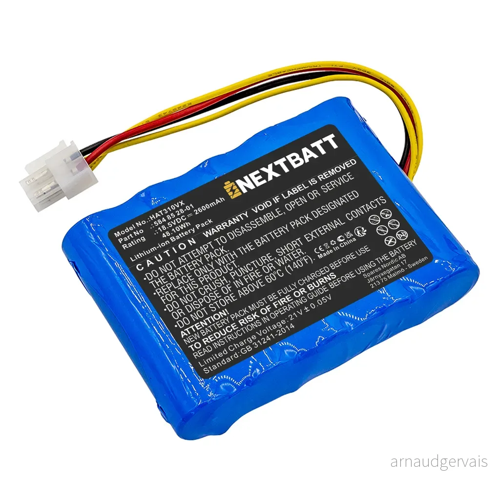 Batteri til Gardena Sileno+, 18,5V, 2600mAh v:3620454
