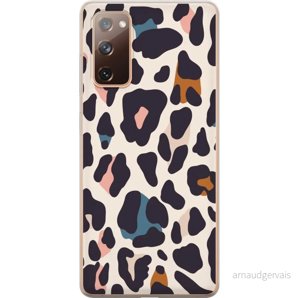 Samsung Galaxy S20 FE Gjennomsiktig Telefondeksel Leopardmönster v:7087103
