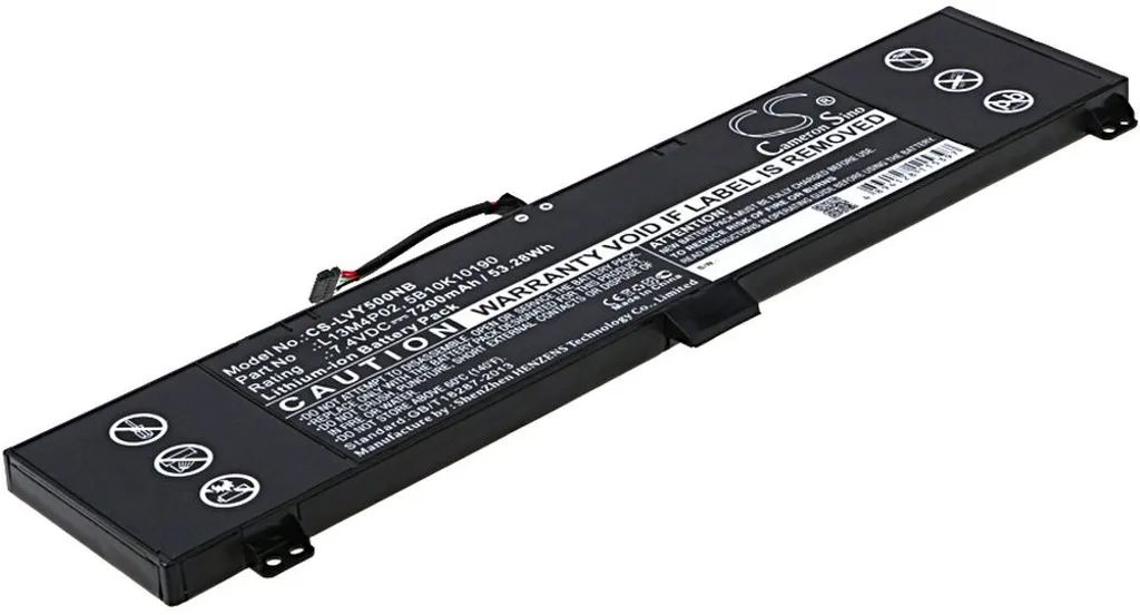 Batteri til Lenovo Y50-70 (59426157), 7.4V, 7200 mAh v:2127252