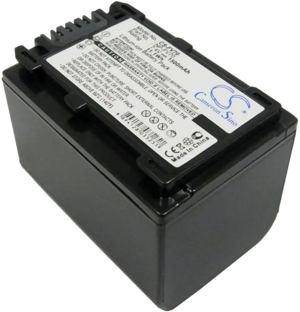 Batteri til Sony DCR-SR68S, 7.4V, 1500 mAh v:9045815