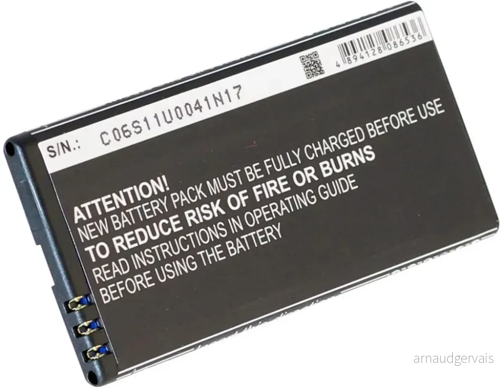 Batteri til Microsoft Lumia 638, 3.6V (3.7V), 1650 mAh v:3251579